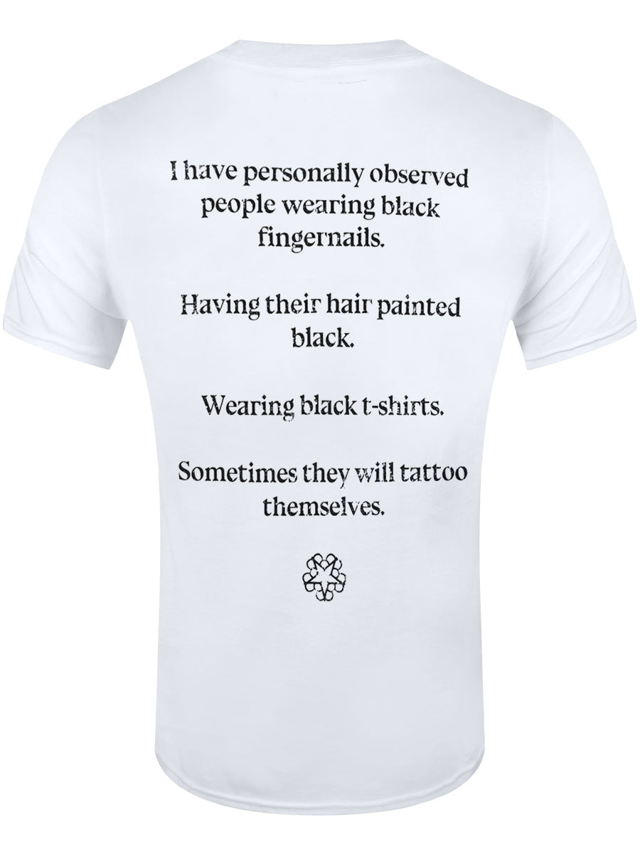 Black Veil Brides Skulls Men's White T-Shirt