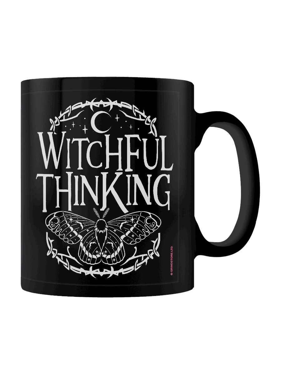 Witchful Thinking Black Mug