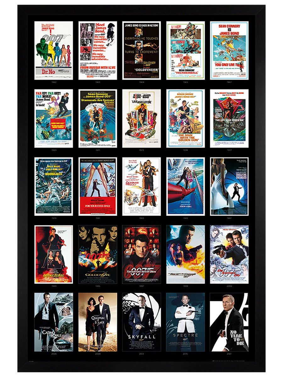 James Bond (25 Films) Maxi Poster