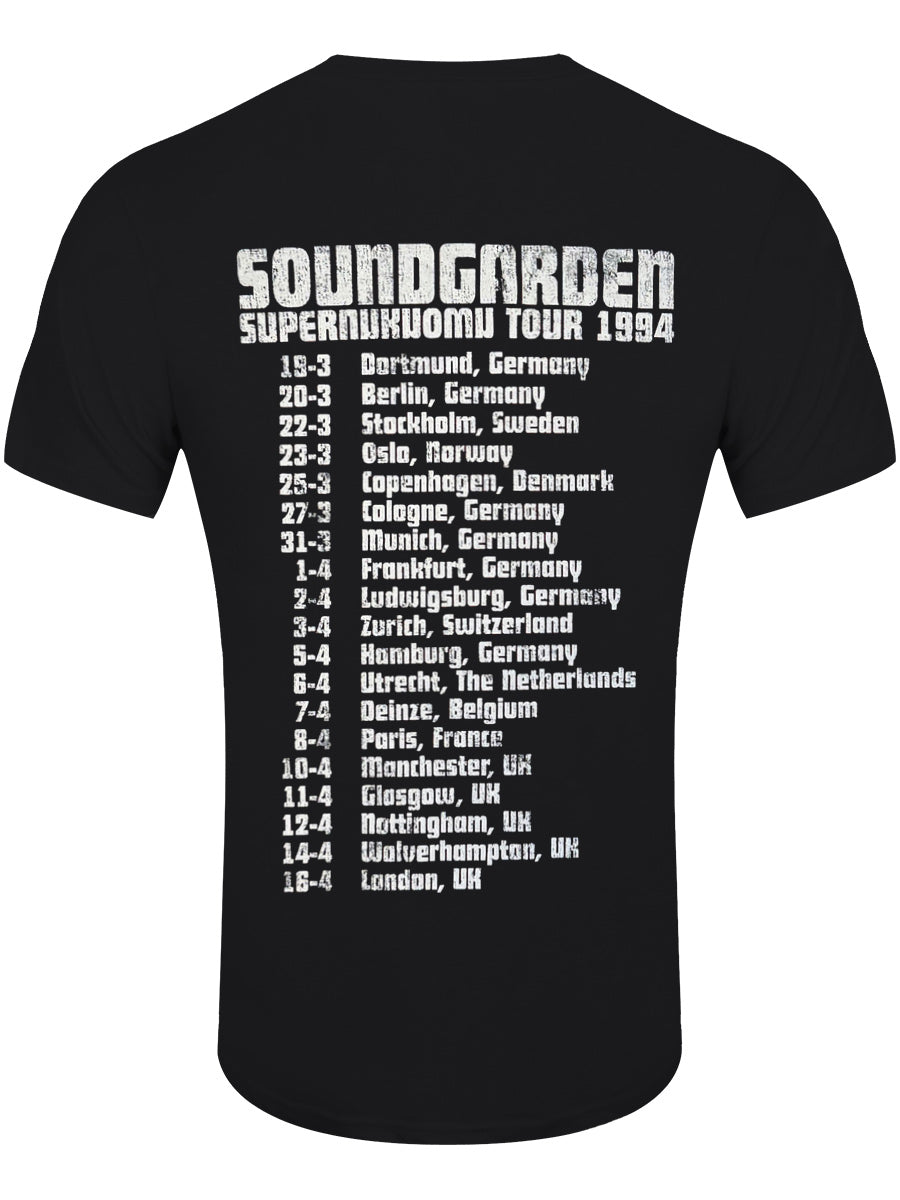 Soundgarden Superunknown Tour '94 Men's Black T-Shirt