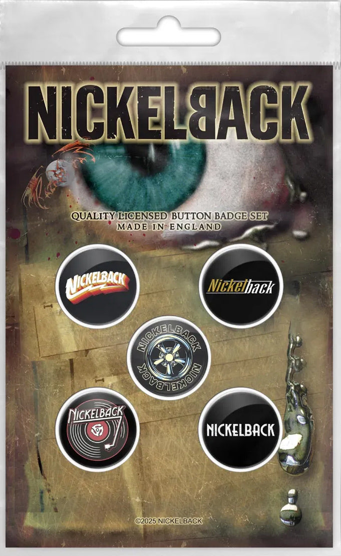 Nickelback Silver Side Up Badge Pack