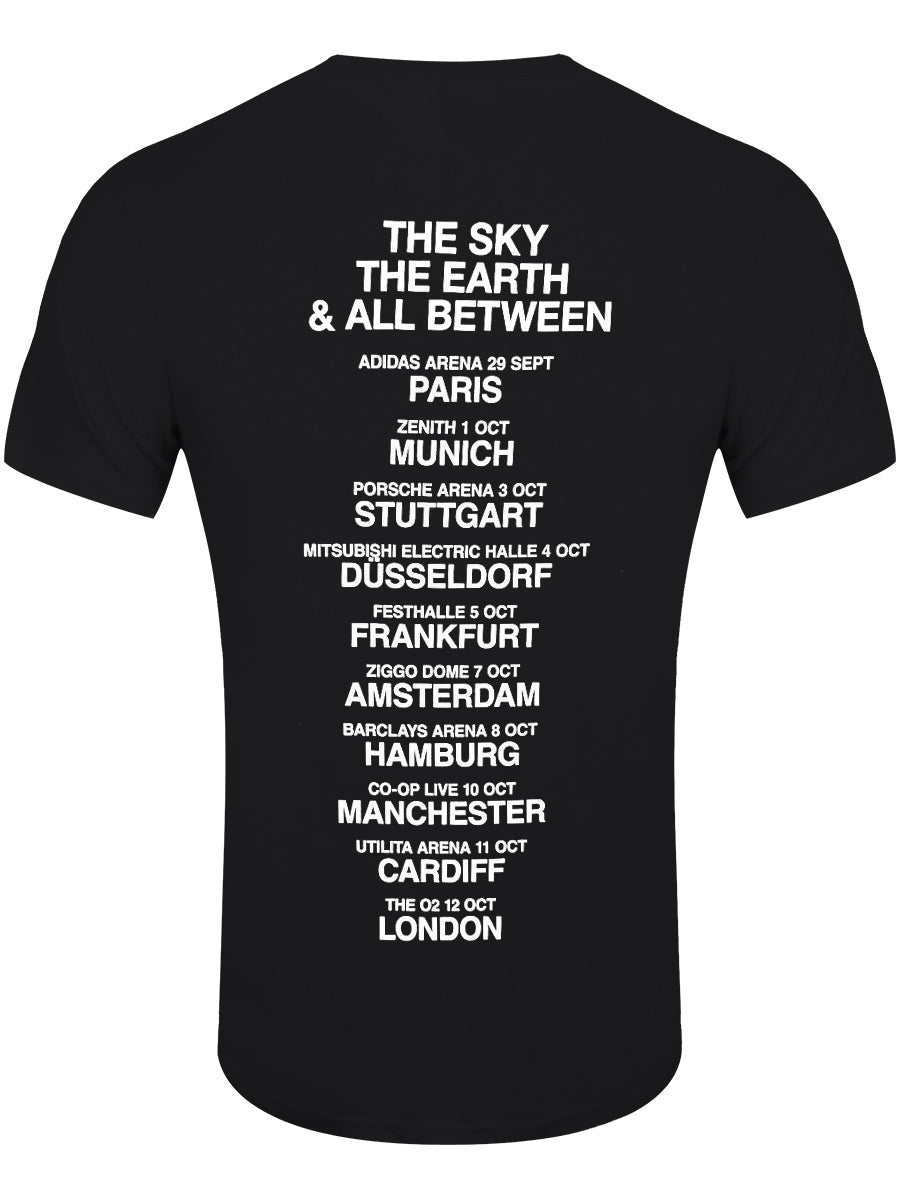 Architects The Sky, The Earth & All Between EU Tour '25 Men's Black T-Shirt