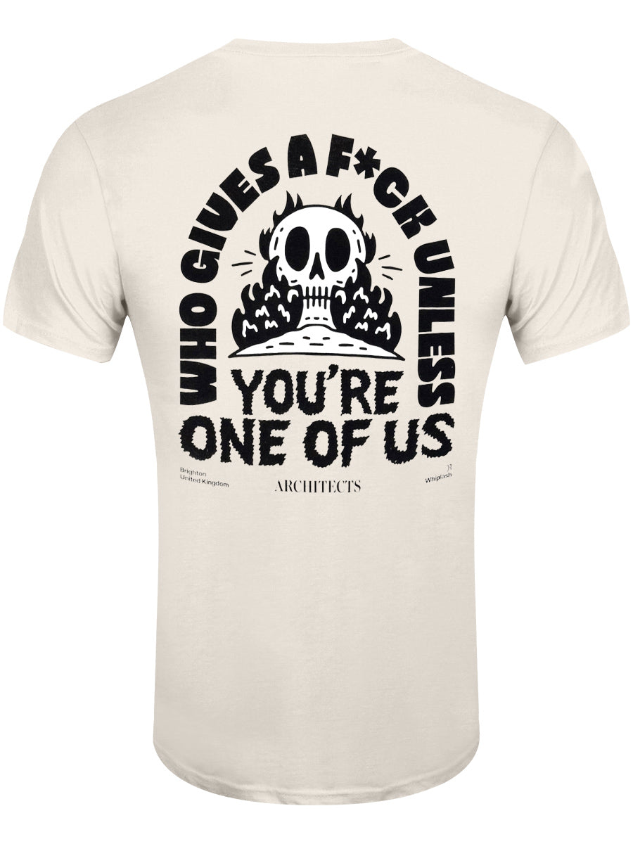 Architects Whiplash Who Gives A Fuck Men's Cream T-Shirt