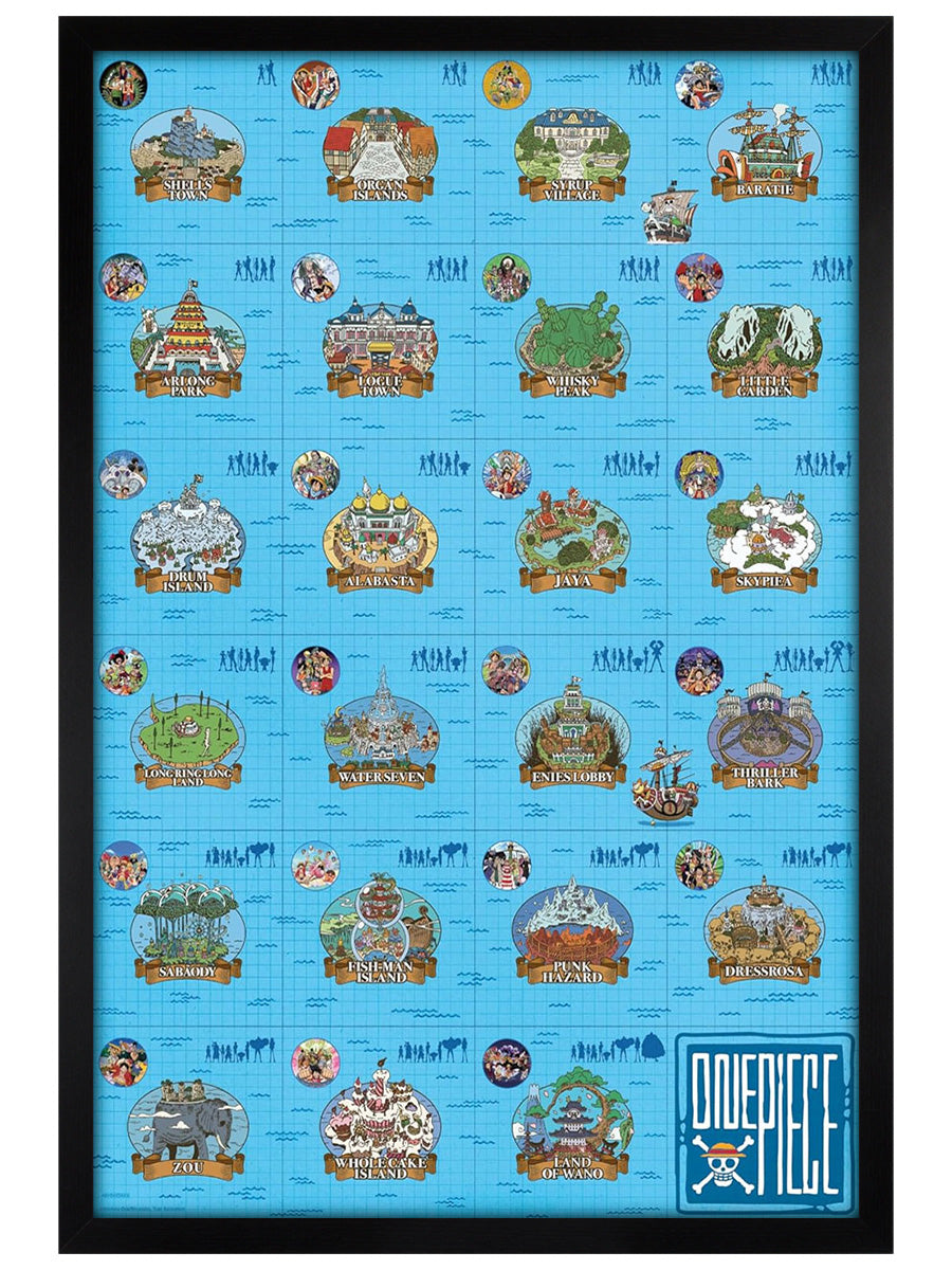One Piece Log Itinerary Maxi Poster