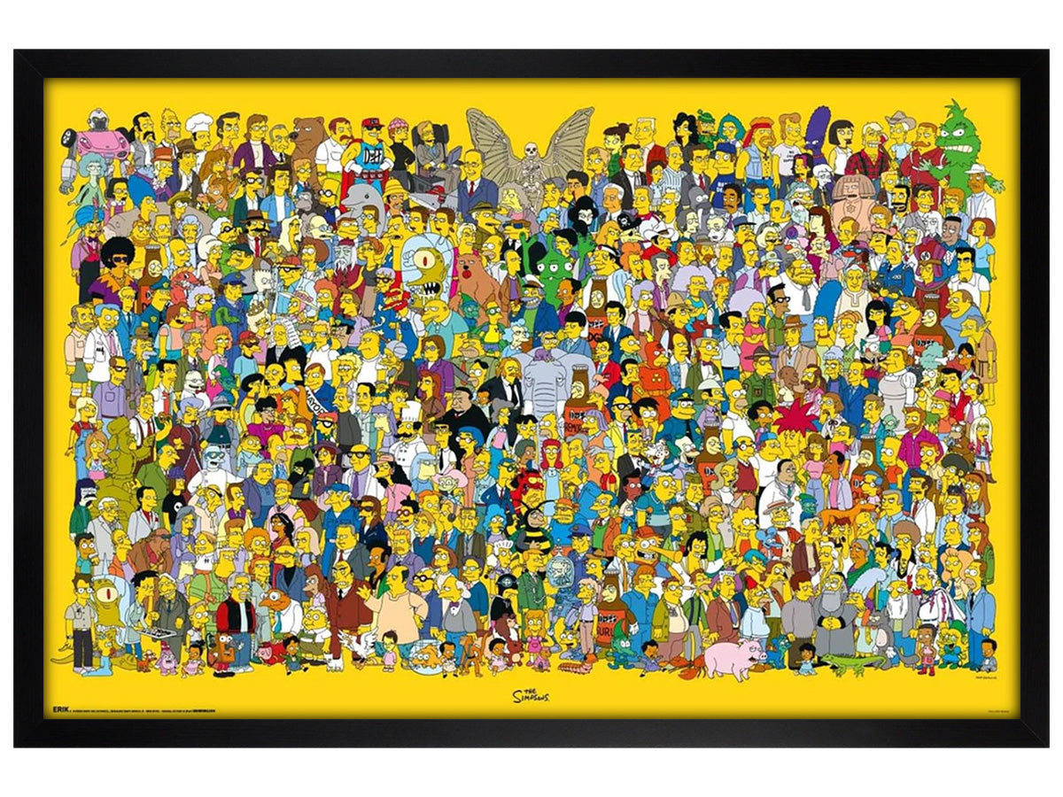 The Simpsons Character Montage Maxi Poster