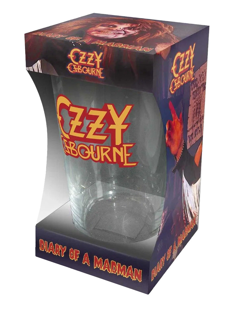 Ozzy Osbourne Diary Of A Madman Drinking Glass