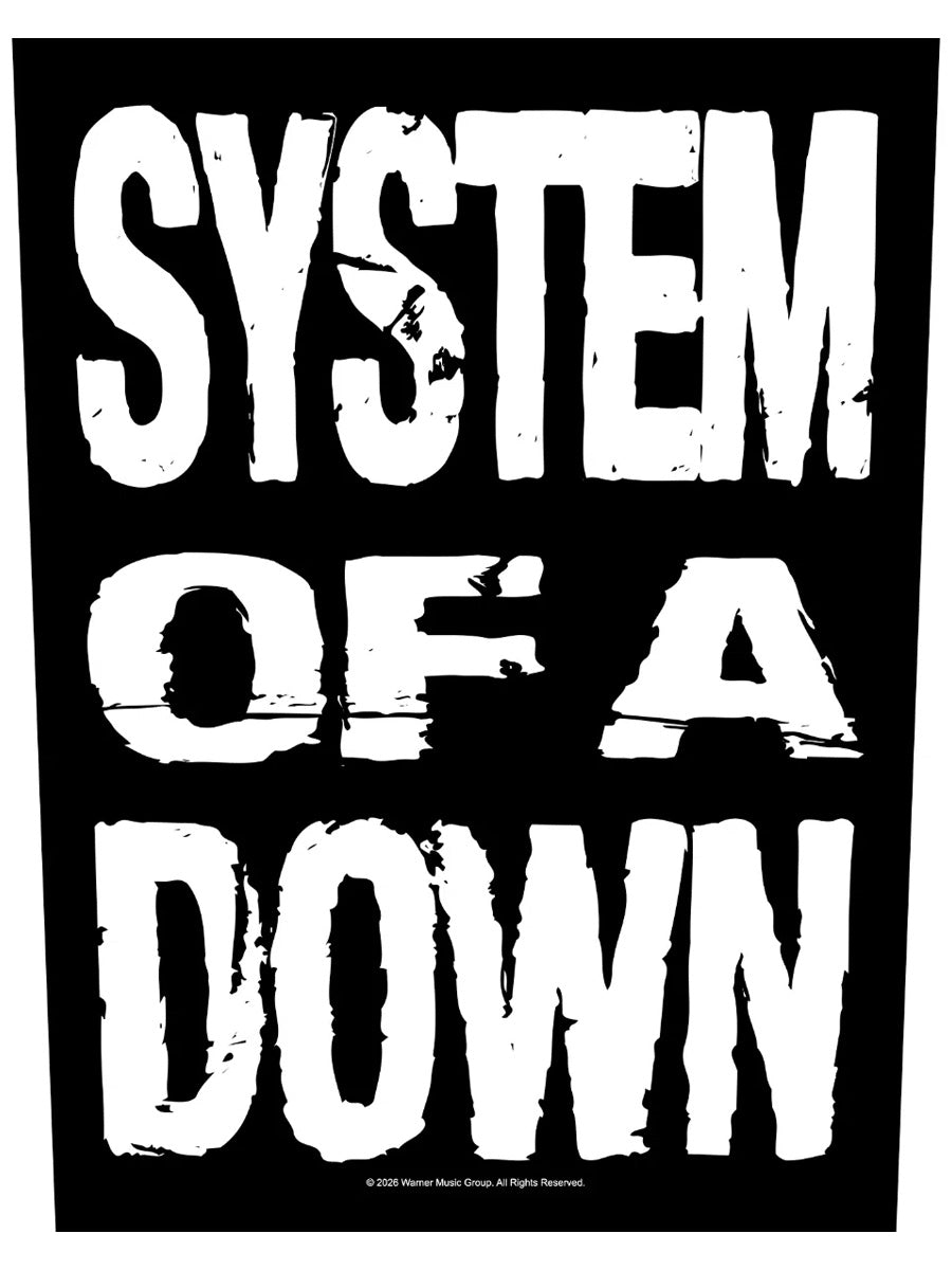 System Of A Down Stacked Logo Back Patch