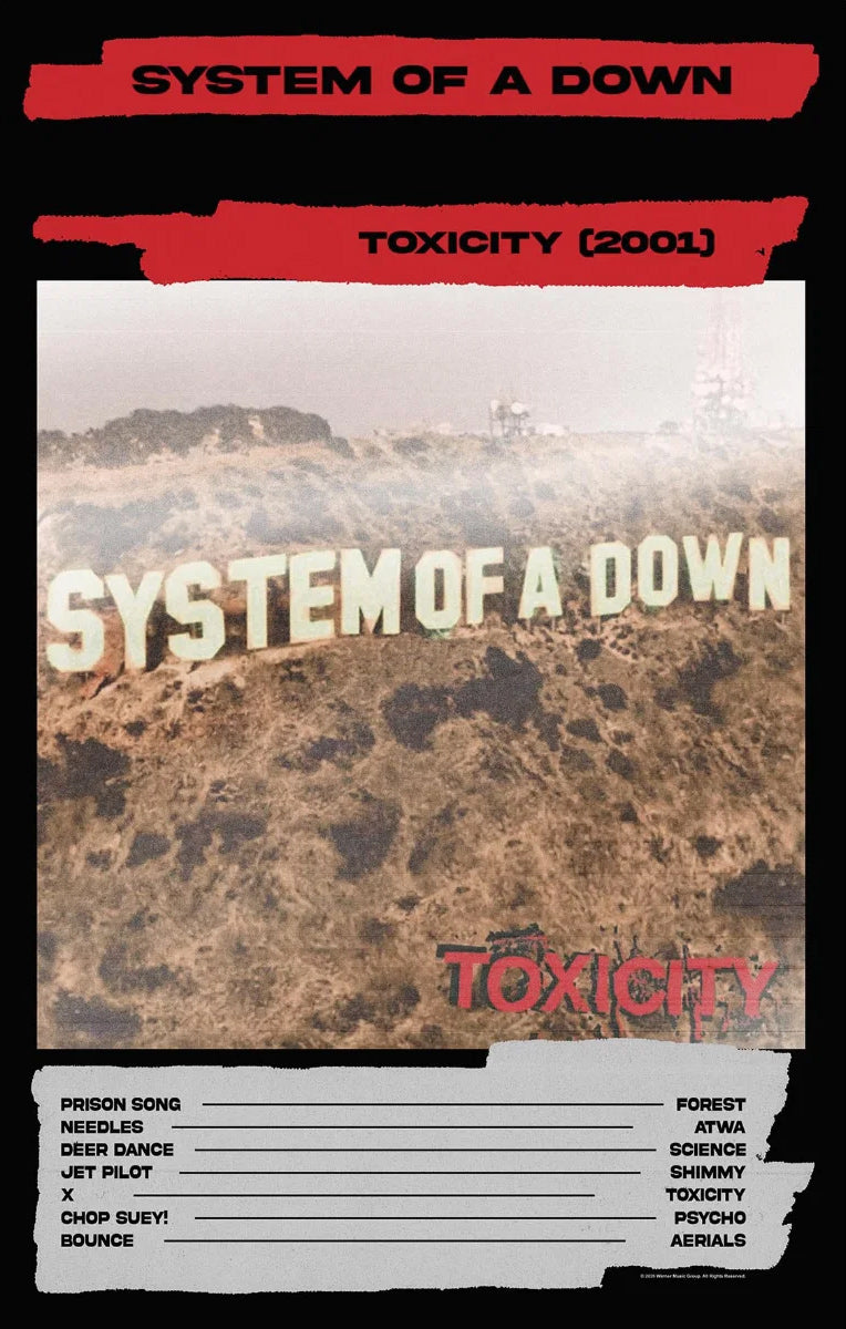 System Of A Down Toxicity Textile Flag