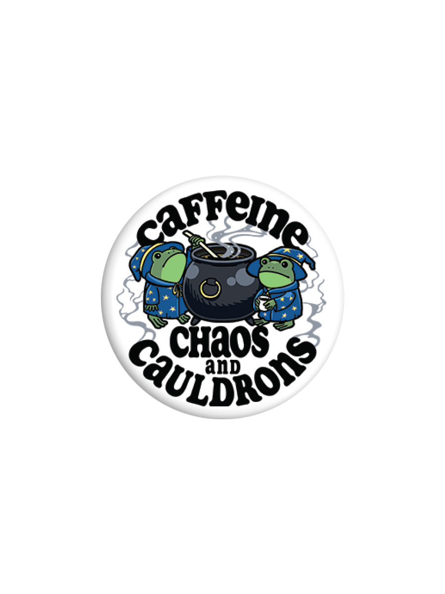 Caffeine, Chaos & Cauldrons Badge