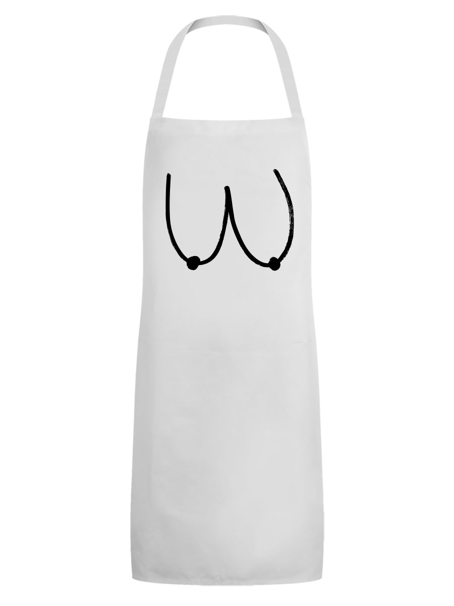 Boobies White Apron