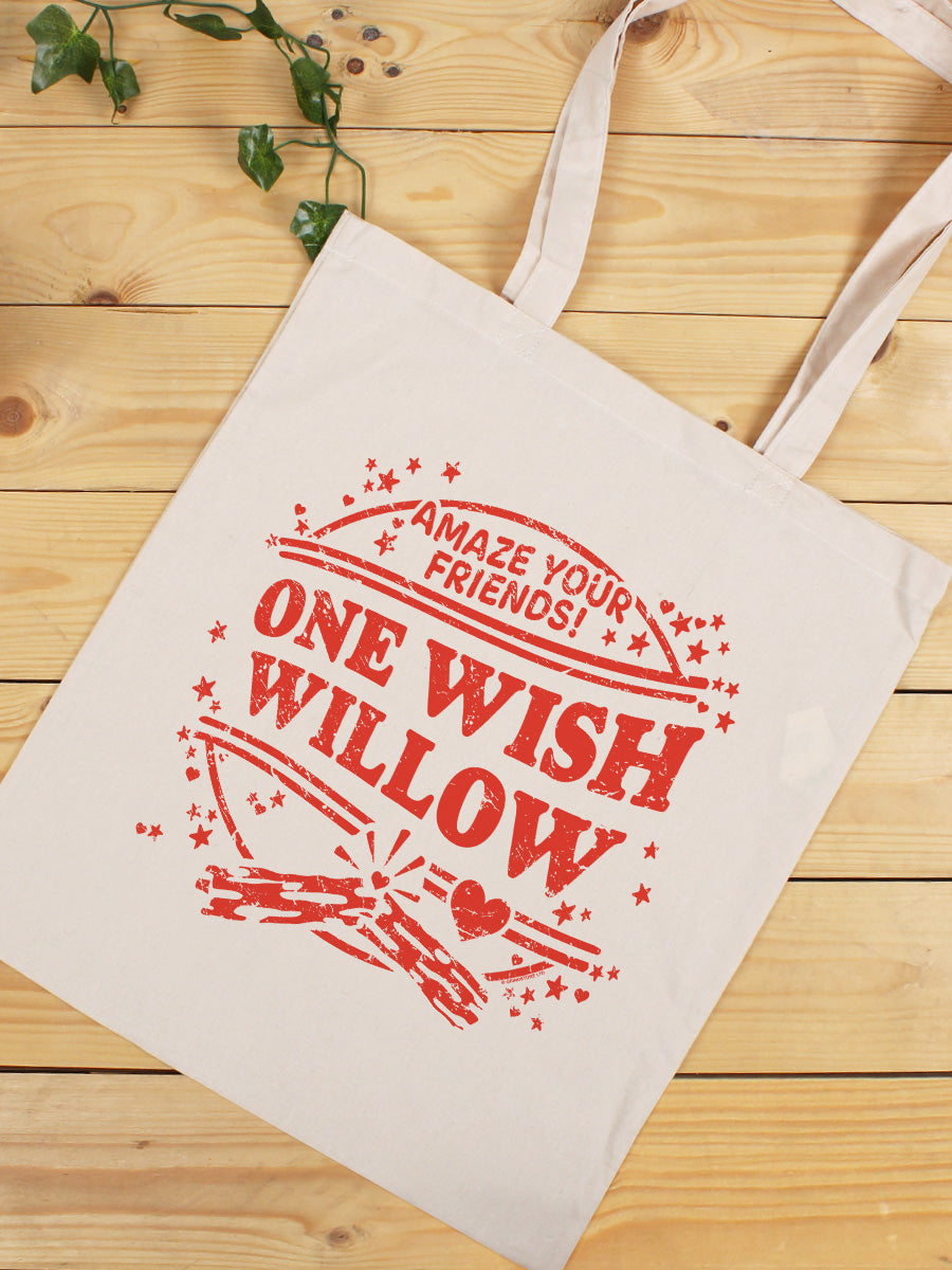 One Wish Willow Horror Cream Tote Bag