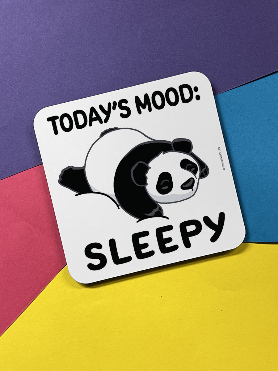 Today's Mood: Sleepy Square Coaster