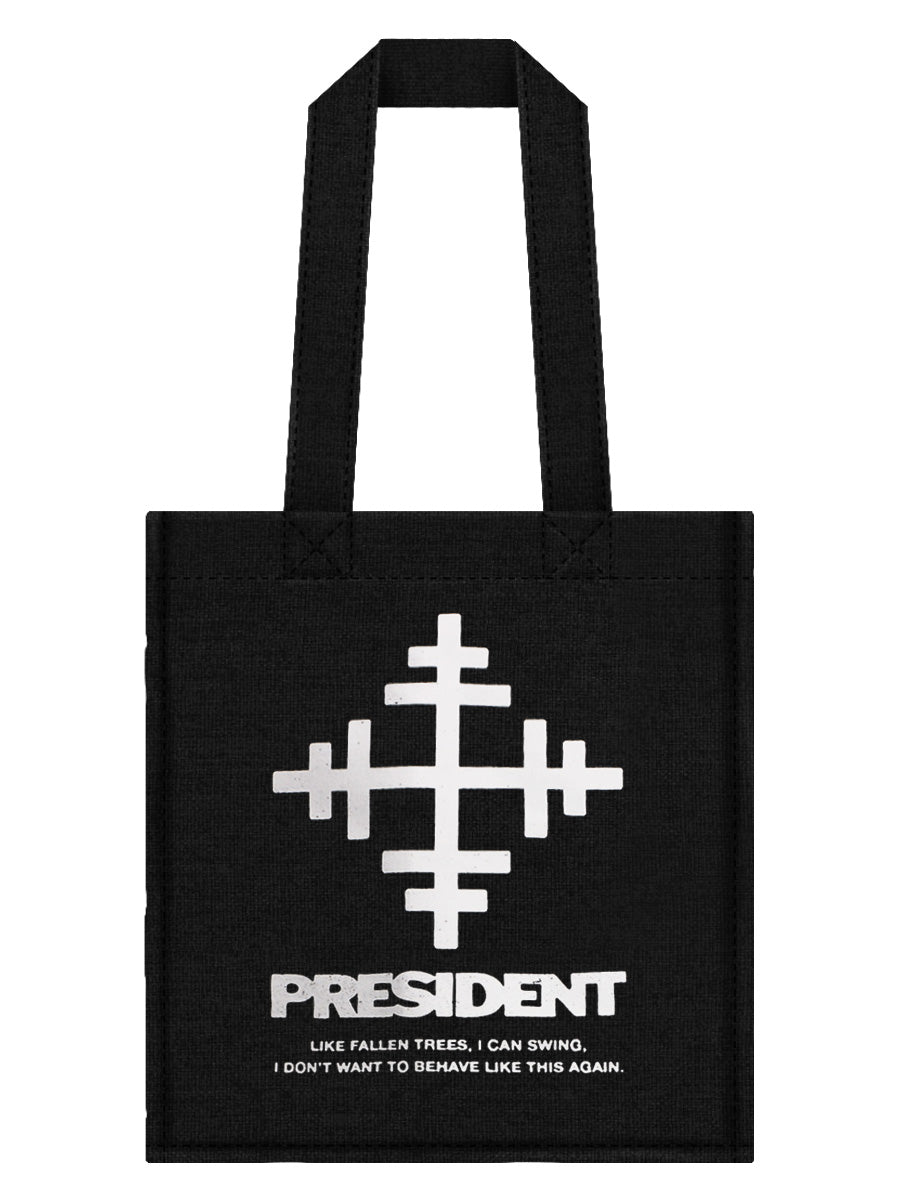 President Lyric Key Black Tote Bag