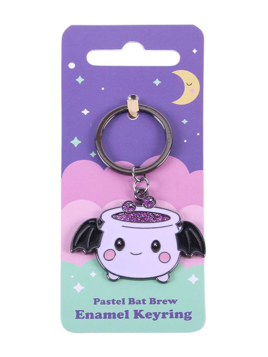 Pastel Batbrew Cauldron Keyring
