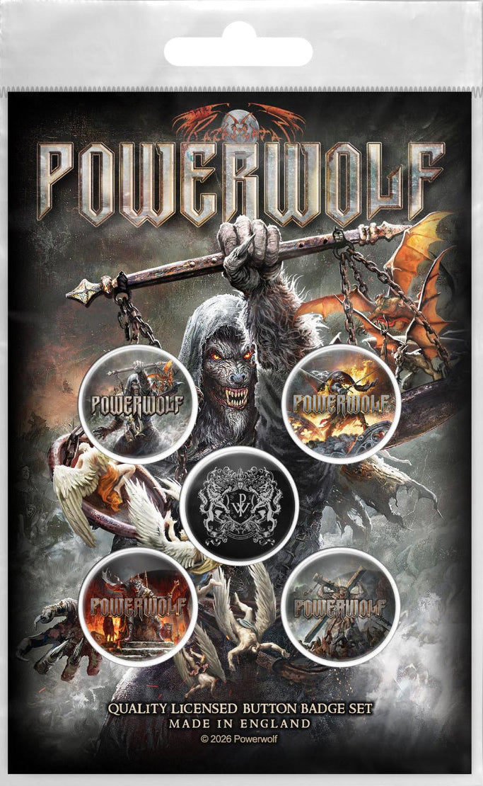 Powerwolf Call Of The Wild Badge Pack