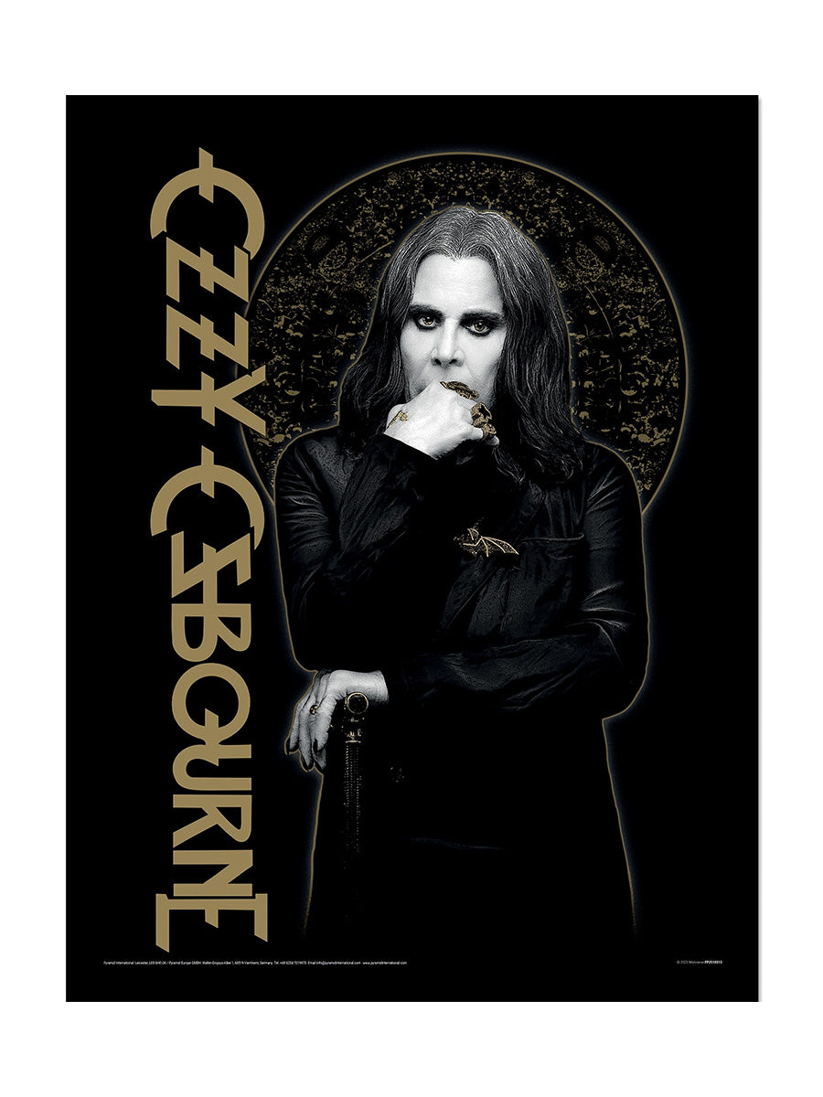 Ozzy Osbourne (Gold) Framed Collector Print