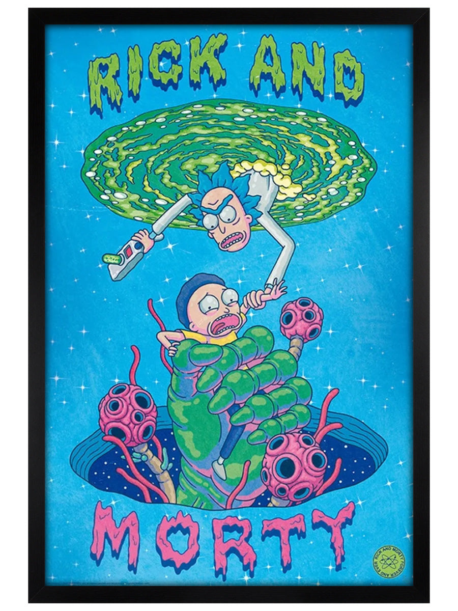 Rick and Morty Portal Hand Maxi Poster