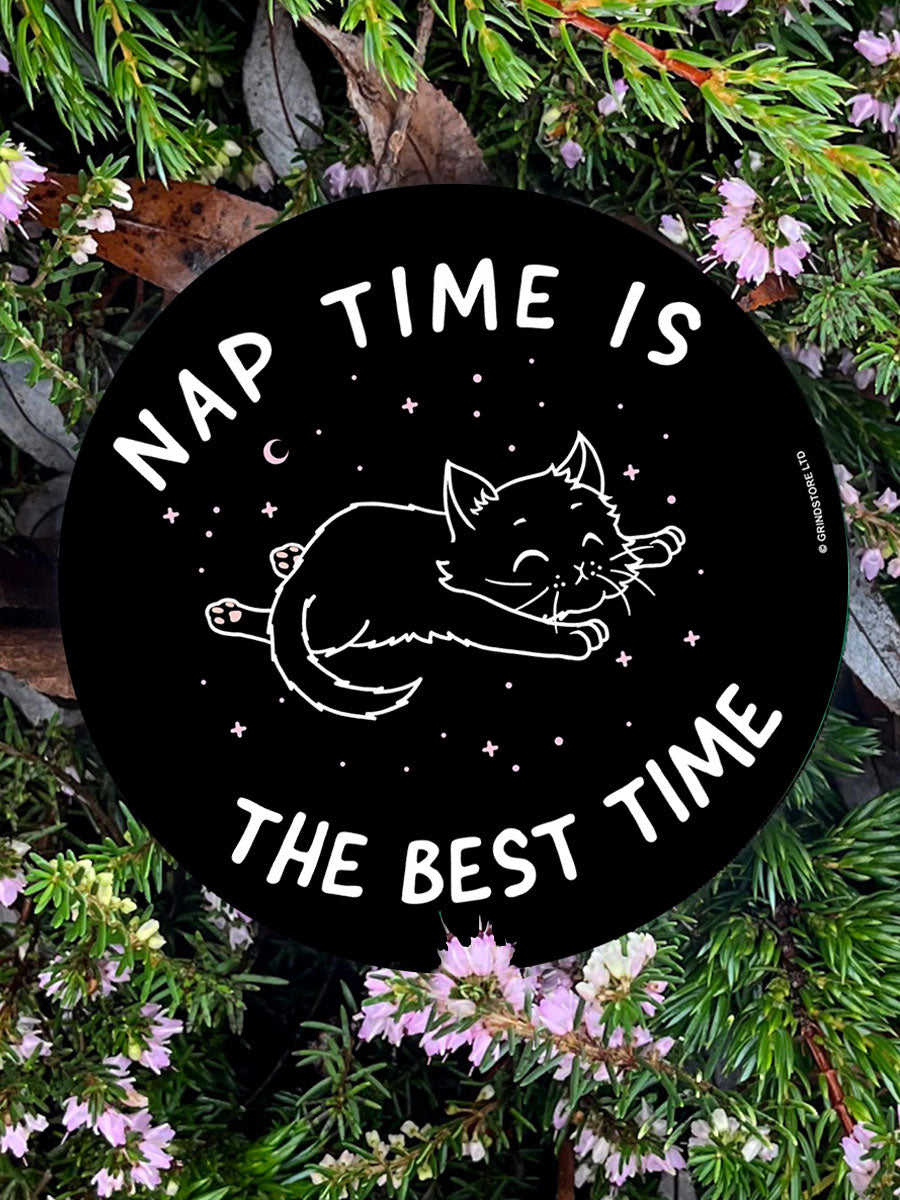 Little Shadow Nap Time Cat Circular Coaster