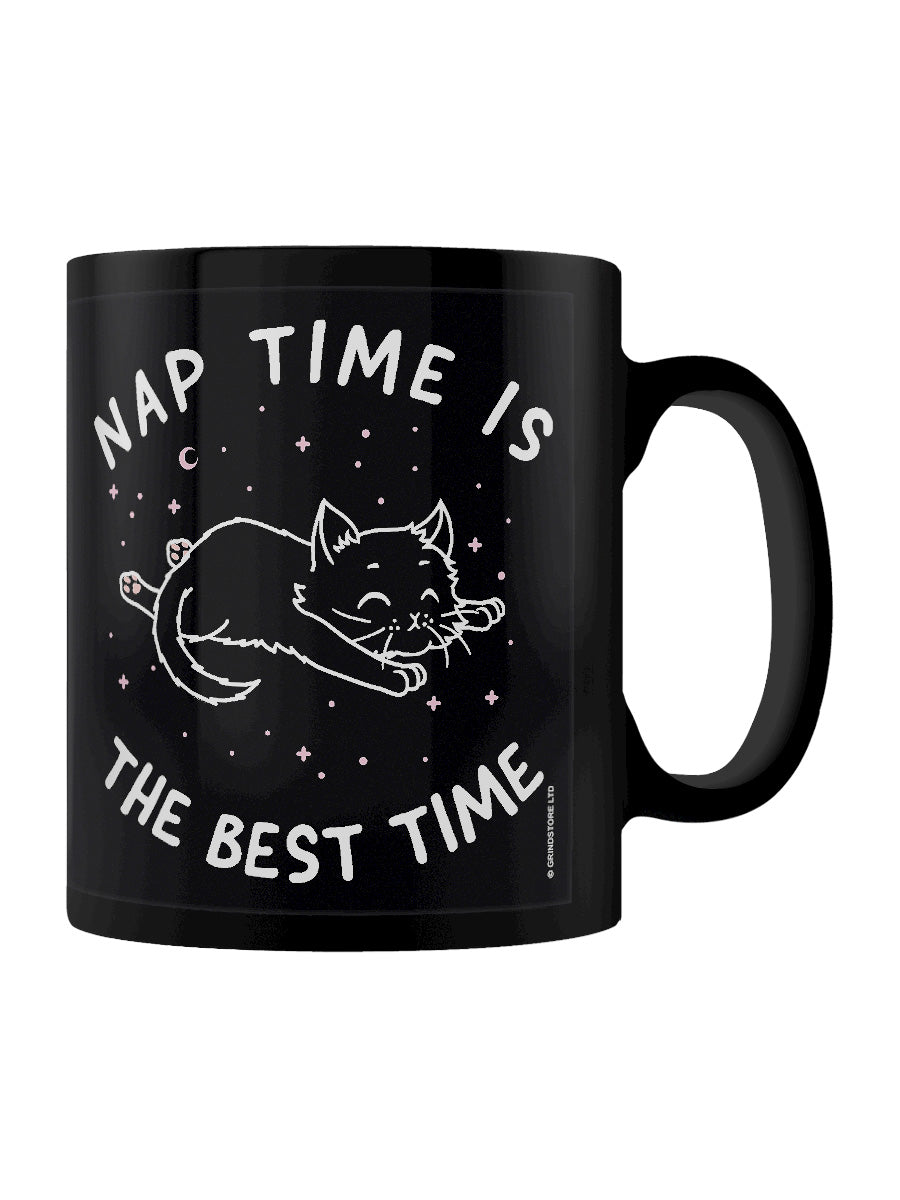 Little Shadow Nap Time Cat Black Mug