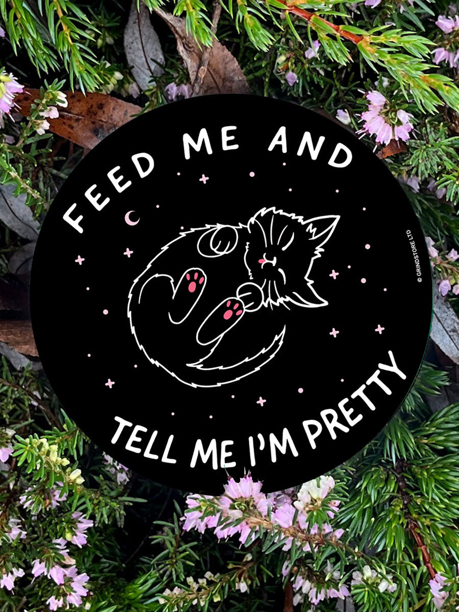 Little Shadow Feed Me And Tell Me I'm Pretty Circular Coaster