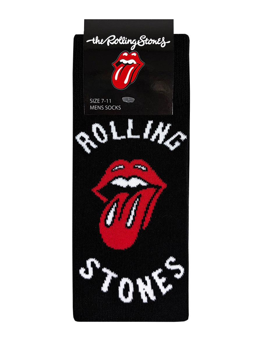 Rolling Stones Tongue Black Socks (UK Size 7-11)