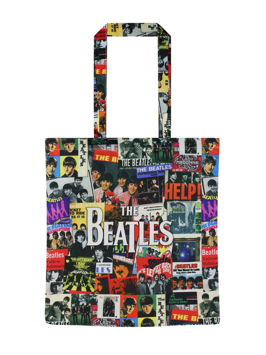 The Beatles Singles Covers Tote Bag