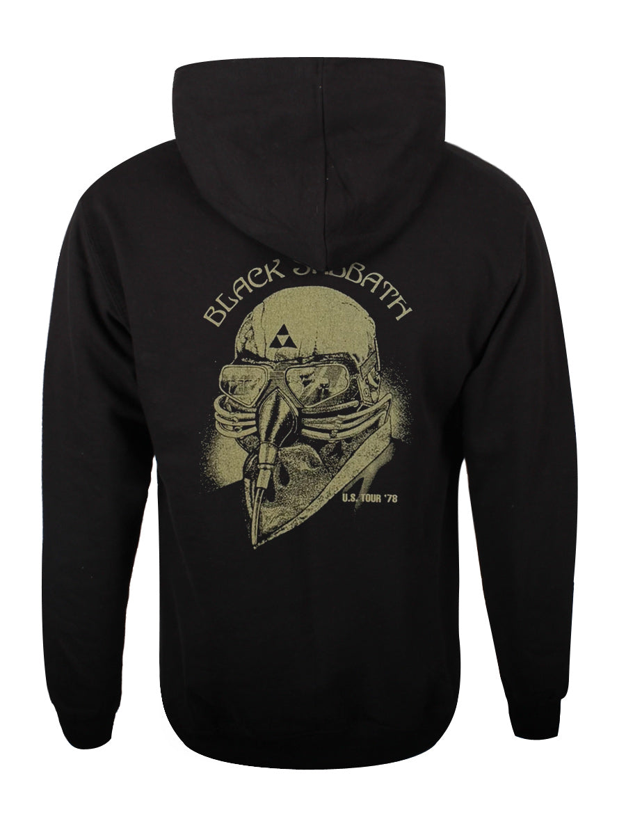 Black Sabbath Pocket Logo US Tour '78 Men's Black Pullover Hoodie