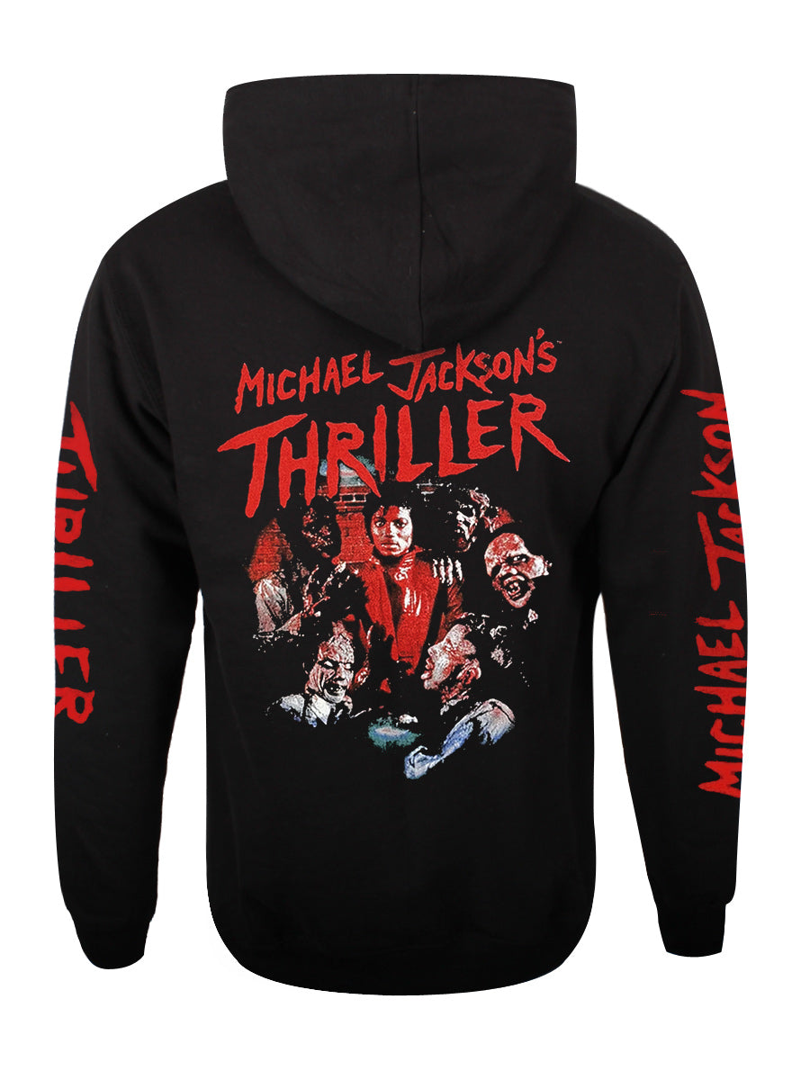 Michael Jackson Thriller Zombies Men's Black Pullover Hoodie