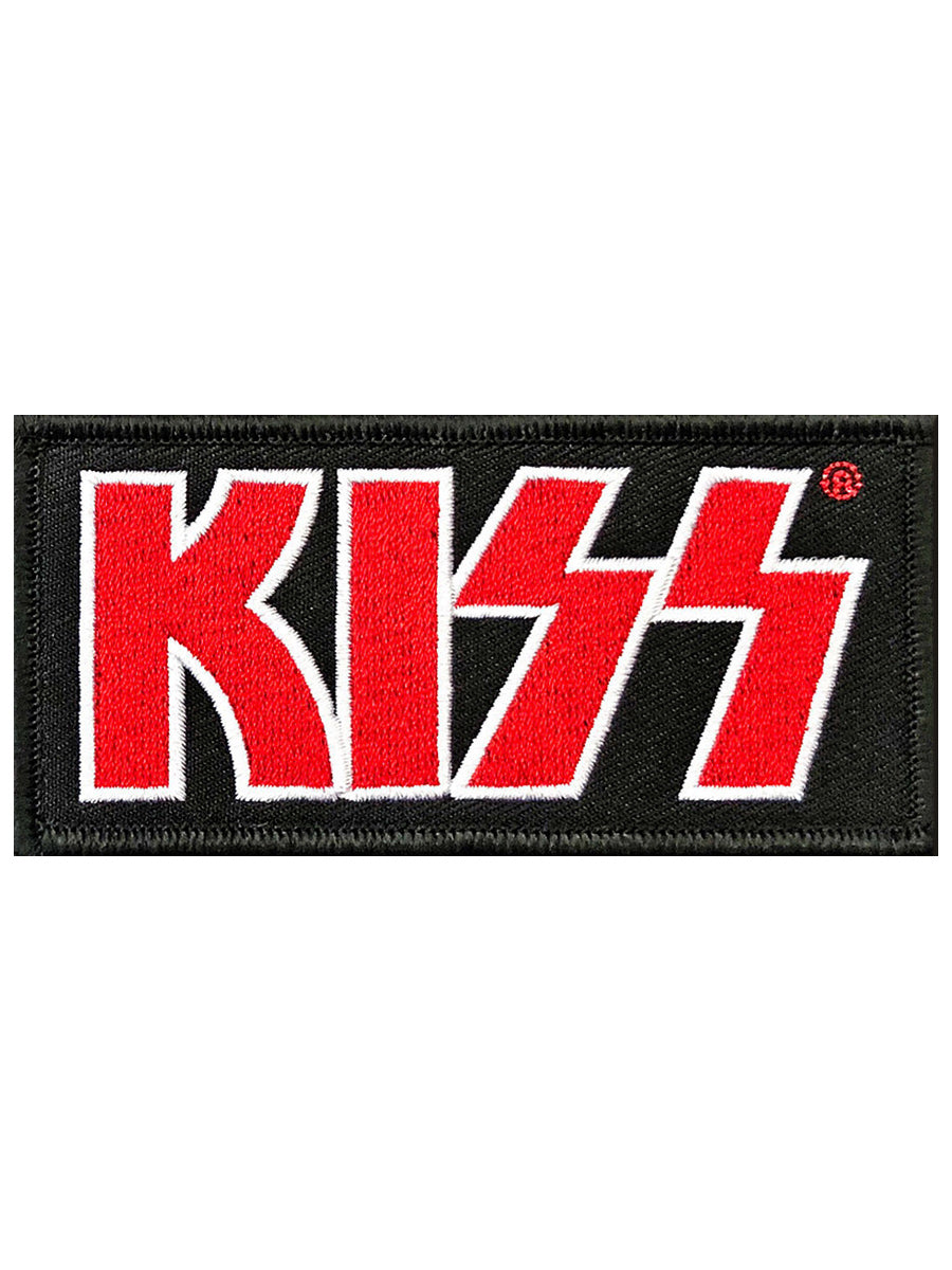 Kiss Logo Red Woven Patch