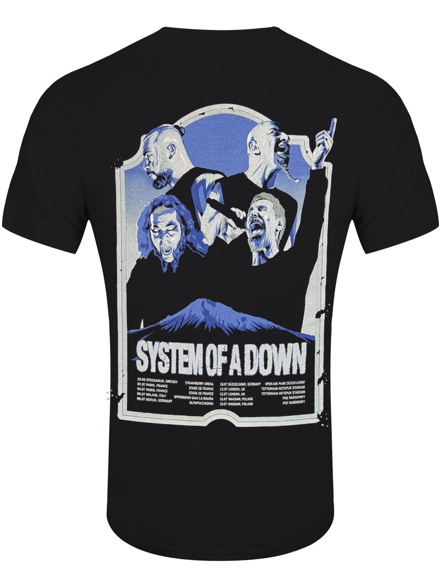 System Of A Down Mount Ararat Tour '26 Men's Black T-Shirt