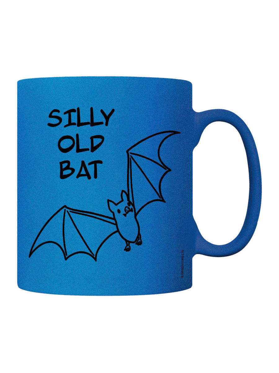 Silly Old Bat Blue Neon Mug
