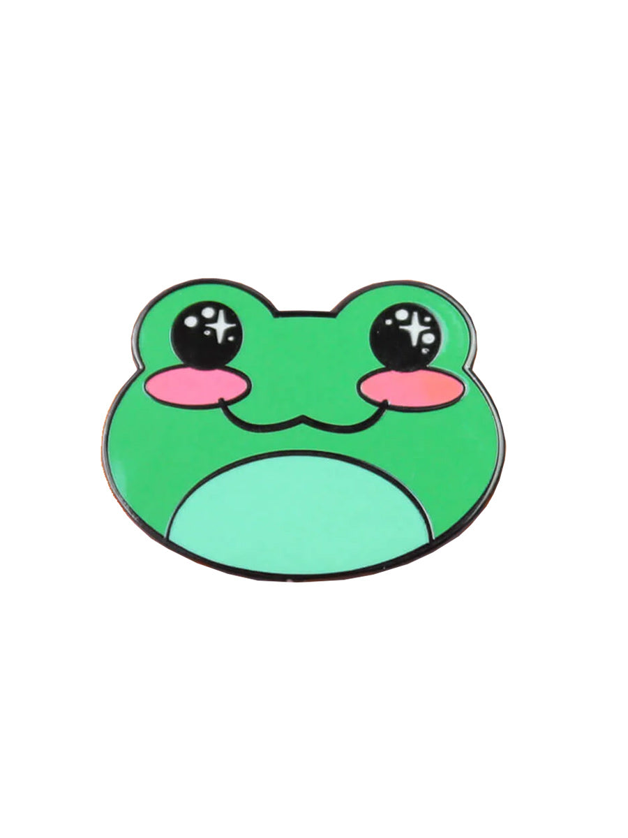 Cute Frog Enamel Pin Badge