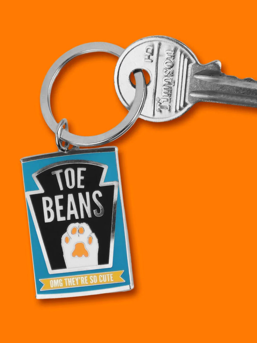 Toe Beans Enamel Keyring
