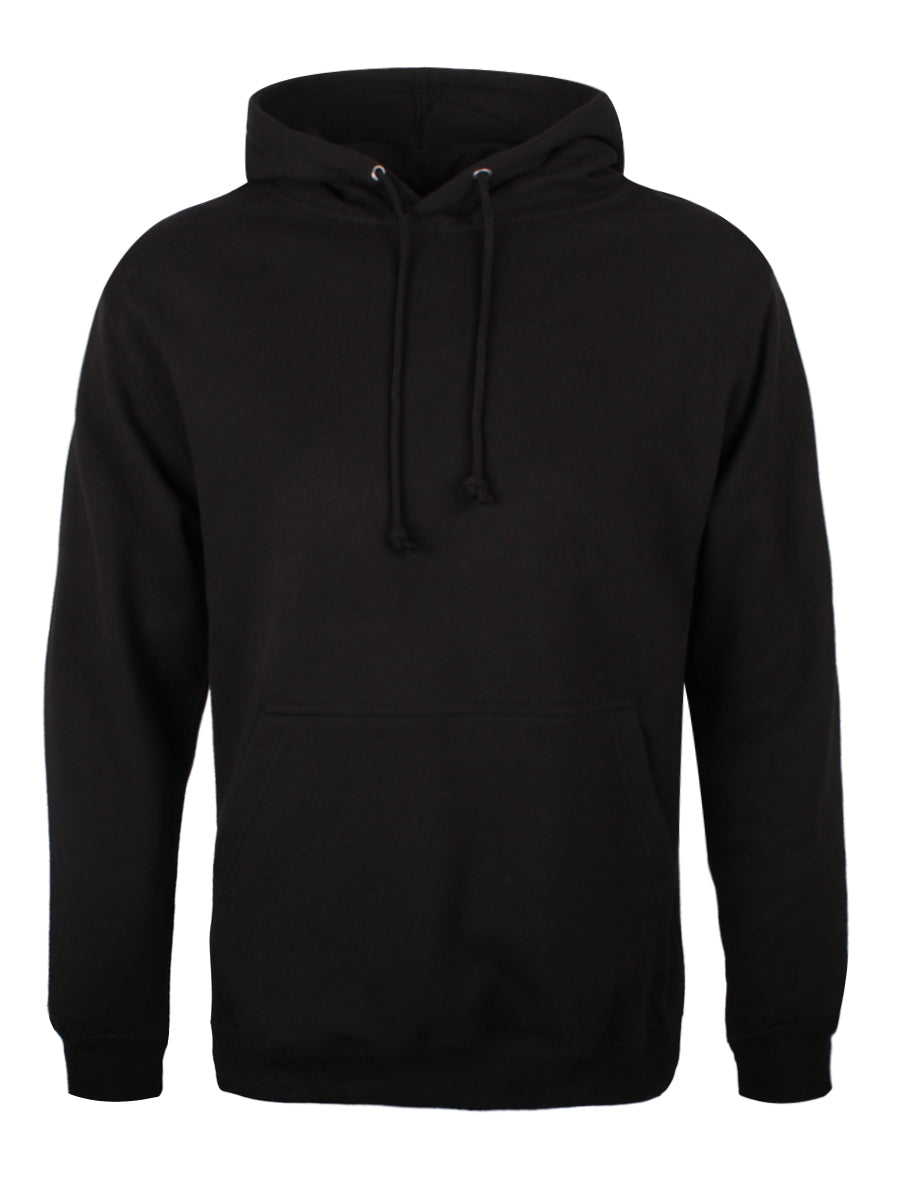 Plain Black Men's Pullover Hoodie