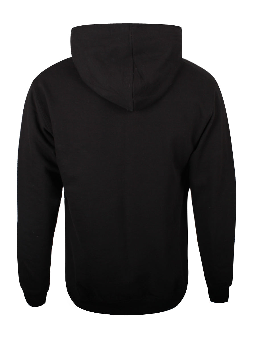 Plain Black Men's Pullover Hoodie