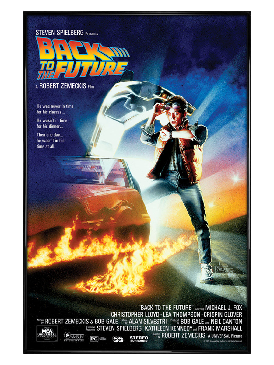 Back to the Future Movie Score Poster