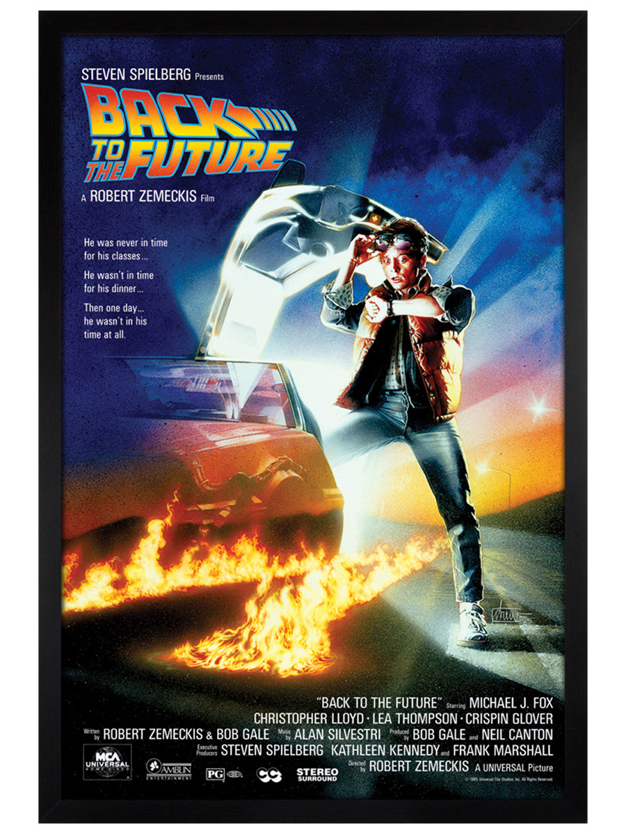 Back to the Future Movie Score Poster