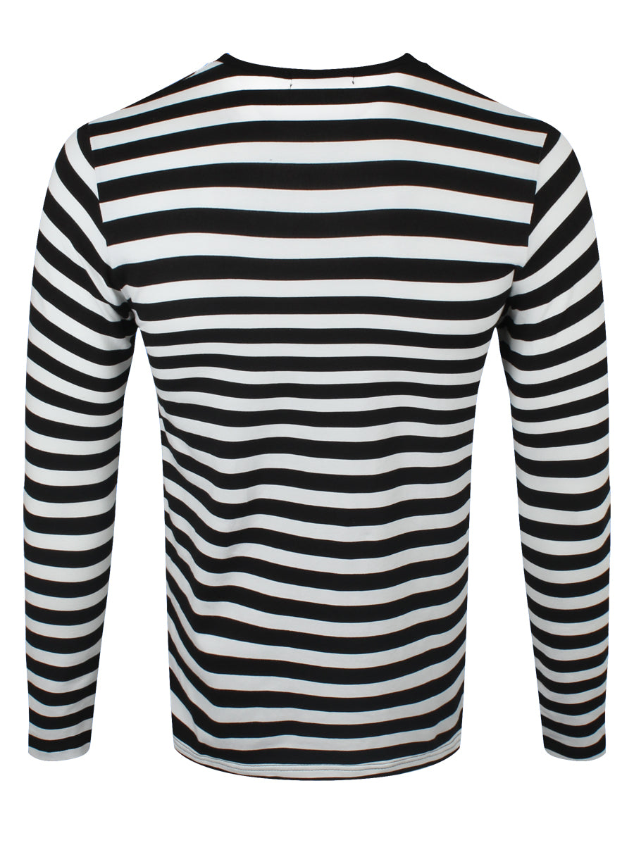 Run & Fly Striped Black and White Long Sleeved T-Shirt