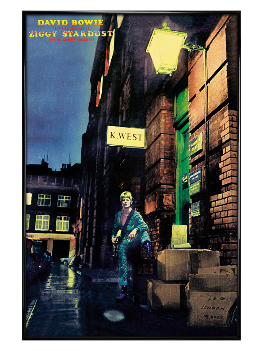 David Bowie Ziggy Stardust Album Cover Poster