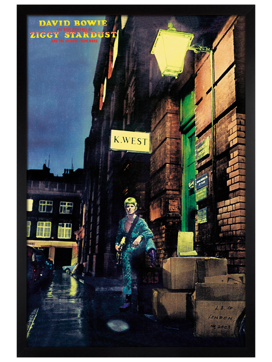 David Bowie Ziggy Stardust Album Cover Poster