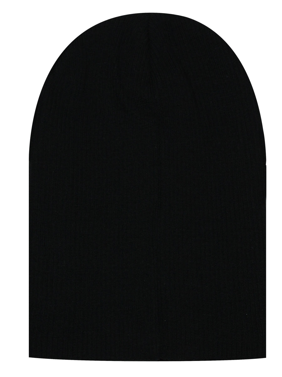 Black Slouch Beanie