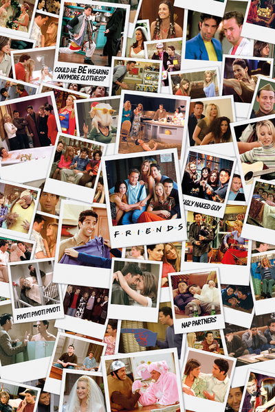 Friends Photo Collage Poster