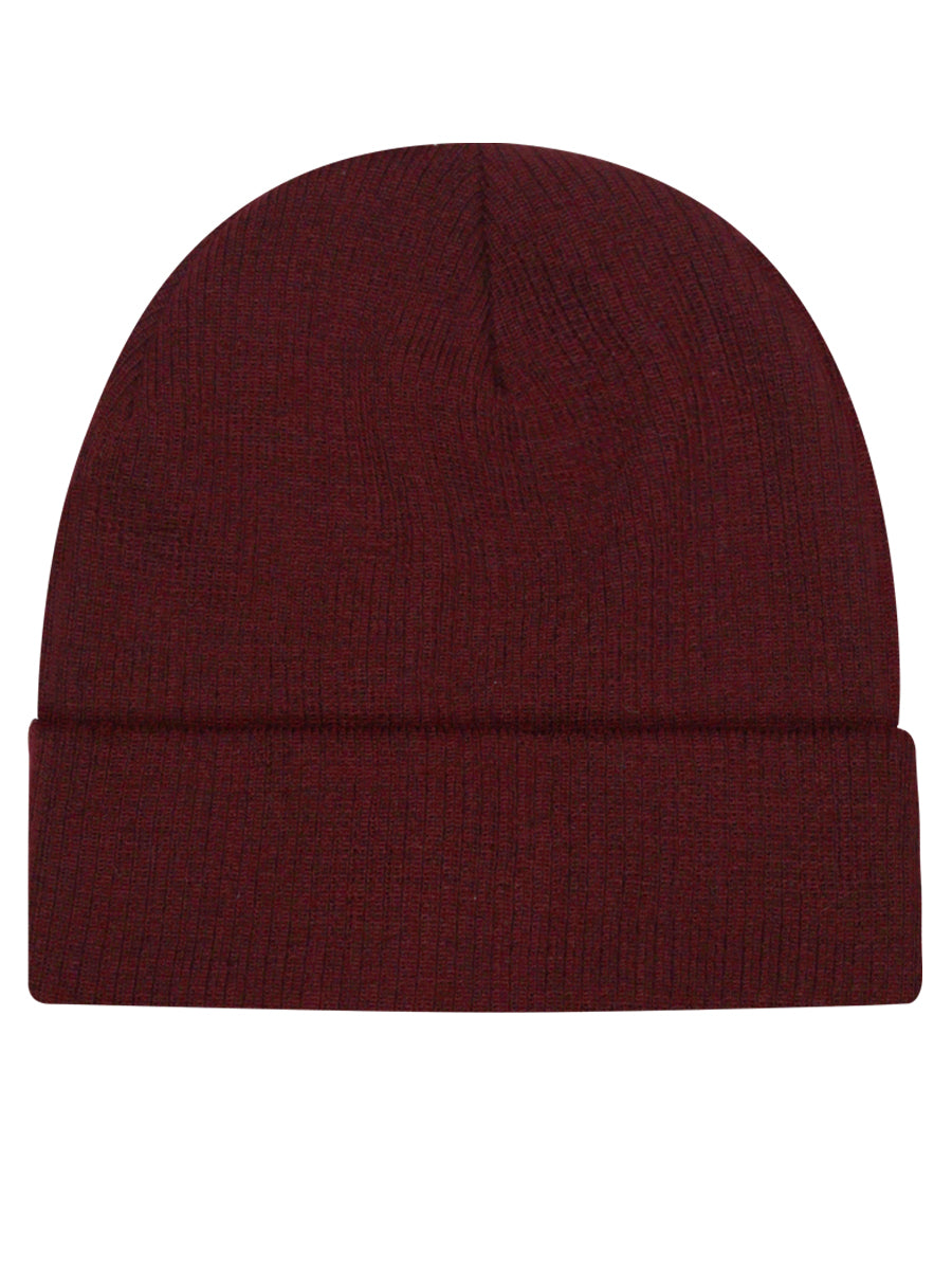 Burgundy Slouch Beanie