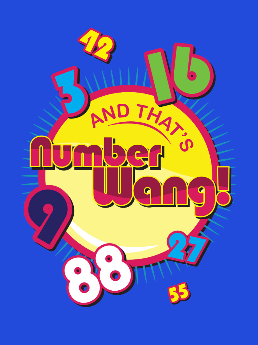 And That's Numberwang! Men's Blue T-Shirt