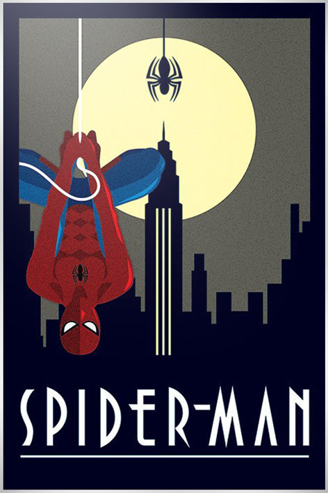 Marvel Deco Spider-Man Poster