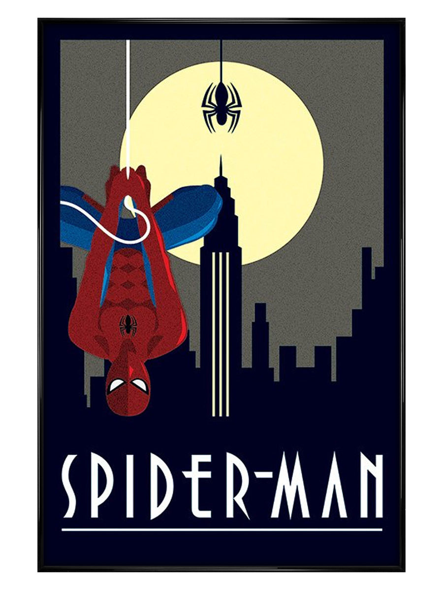 Marvel Deco Spider-Man Poster