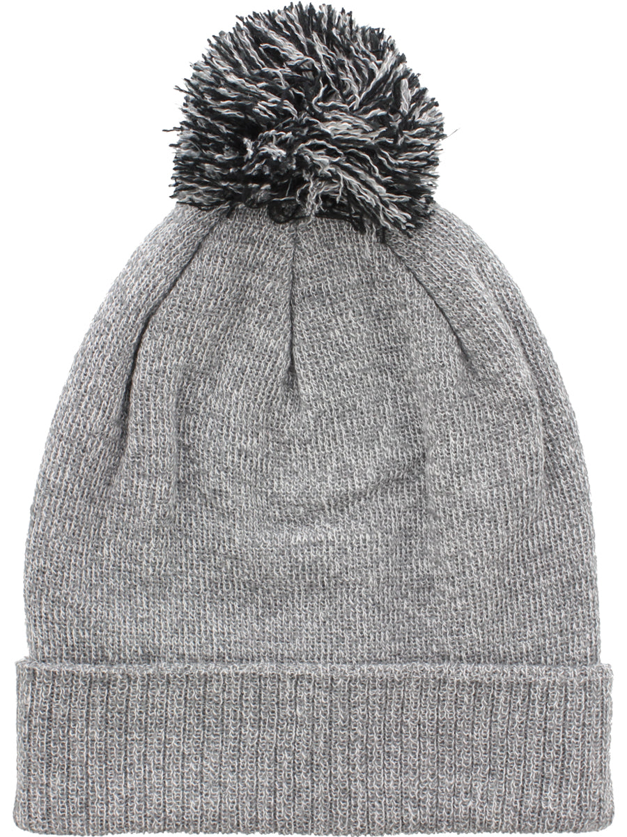 Snowstar Heather Grey and Black Beanie