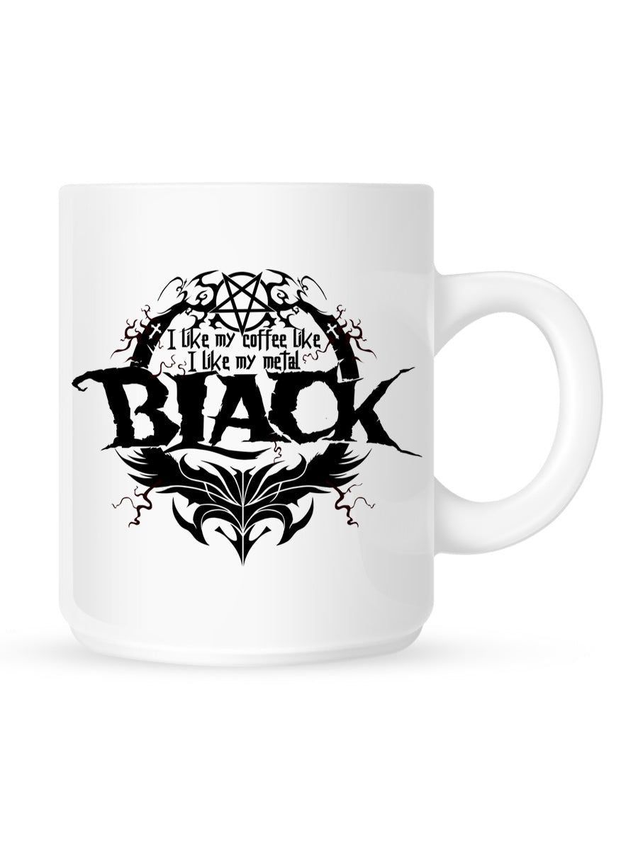 I Like My Coffee Like I Like My Metal-Black- Mug