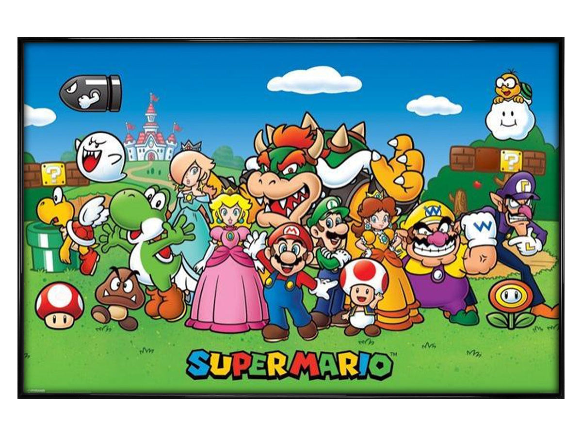 Super Mario Collage Poster