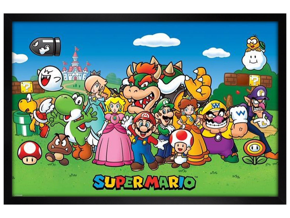 Super Mario Collage Poster